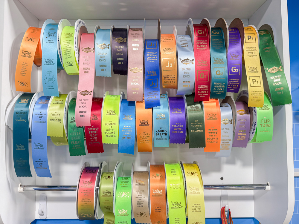 Goldfish Swim School Ribbons